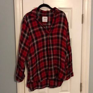 Red flannel MAKE ME AN OFFER